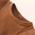 thumbnail image 5 of Gubotare Baby Sweatshirt Bodysuit Baby Girl Clothes Fall Winter Girls Clothes Short Sleeves Butterfly Cute Romper Bodysuit Outfits Headband 0 3 6 9 12 18 24 Months (Brown,0-3 Months), 5 of 6