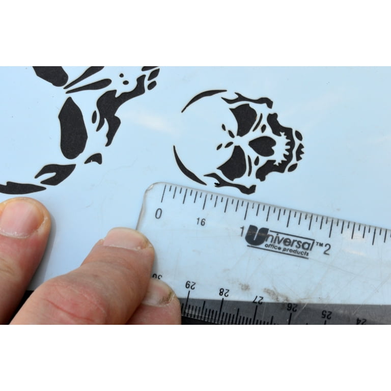 Mylar Skull Spray Painting Stencils RC Model Gun Airbrush Skulls Mask 5 DESIGNS - Walmart.com mylar-skull-spray-painting-stencils-rc-model-gun-airbrush-skulls-mask-5-designs-walmart-com