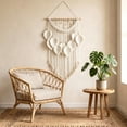 thumbnail image 5 of LEHOZIHEQ Wall Hanging Tapestry, Boho Sage Green Leaf Wall Decor, Large Wall Tapestry, Handmade Soft Woven, Earthy Bedroom Dorm Living Room Apartment Home Decor, 5 of 7