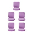thumbnail image 2 of Guardoinrt Soft and Breathable Swivel Chair Cover Seating Experience Purple Backrest + Cushion Cover 5Set, 2 of 6