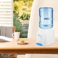 thumbnail image 3 of Countertop mini water cooler, portable cold drinking water cooler with faucet, plastic material, suitable for home, office, camping use, 3 of 4