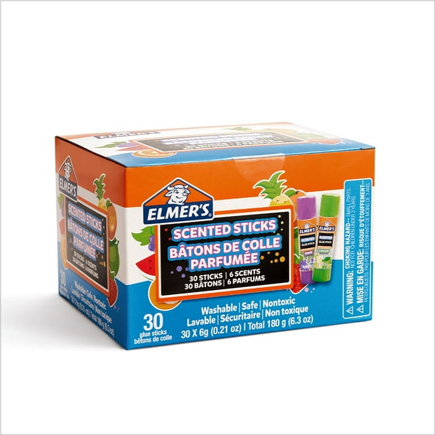 Elmer’s “Scented Glue Sticks, Safe, Nontoxic School Glue, 30 Count (6g