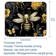 thumbnail image 5 of Bee 8.3x9.8 Inch Square Gaming Mouse Pad with Non-Slip Rubber Bottom, Printed Desk Mat for Office and Gaming, 5 of 6