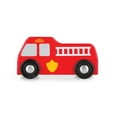 thumbnail image 4 of Melissa & Doug Round The City Rescue Rug With 4 Wooden Vehicles (39 x 36 inches), 4 of 9