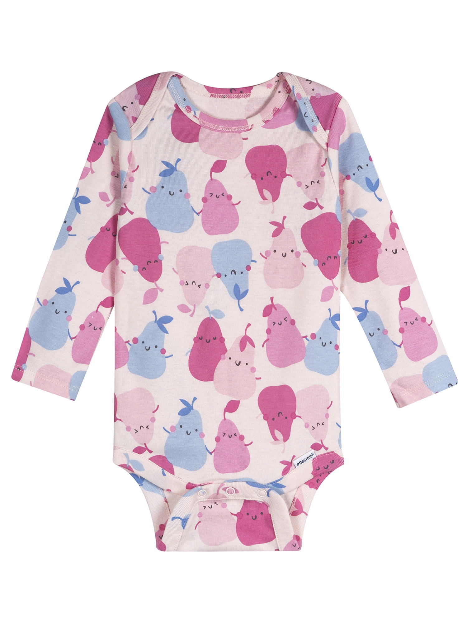 Onesies Brand Baby Girl 6pc Bodysuits, Sizes (0-3 Months - 12 Months)