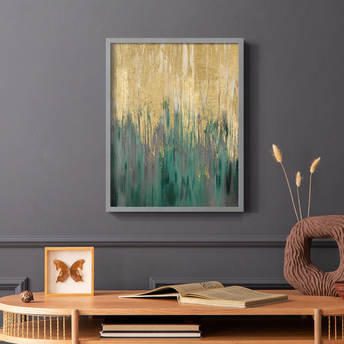 Catskill Forest in Paper Solid Wood 22 x 28 Framed Print