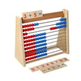 thumbnail image 2 of SUTENGDA 100-Bead Wooden Counting Frame with Cards  Colored Abacus for Kids Math  Wooden Counting Math Manipulatives  Bead Counters for Kids Math  Learn Counting and Numbers  Homeschool S, 2 of 3