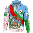thumbnail image 3 of Sudadera con capucha y cremallera para hombre, moda 2024, con estampado 3D del emblema nacional de África y Yibuti, ropa deportiva, camisetas de gimnasio, 3 of 5