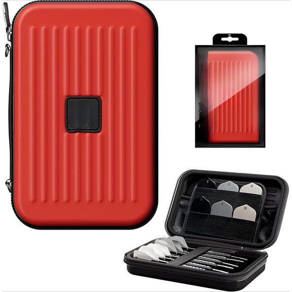 PUMIER Takoma XL Dart Wallet Case - Protective EVA Holder for 3 Darts with Double Zip Pouches, Professional Dart Accessory, Multiple Colors Available