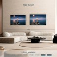 thumbnail image 4 of Elephant Stock Lighthouse Beach Wall Art - Horizontal Canvas Wall Art - Living Room Wall Decor - Nautical Canvas - Purple And Blue Decor - 48" x 32", 4 of 8