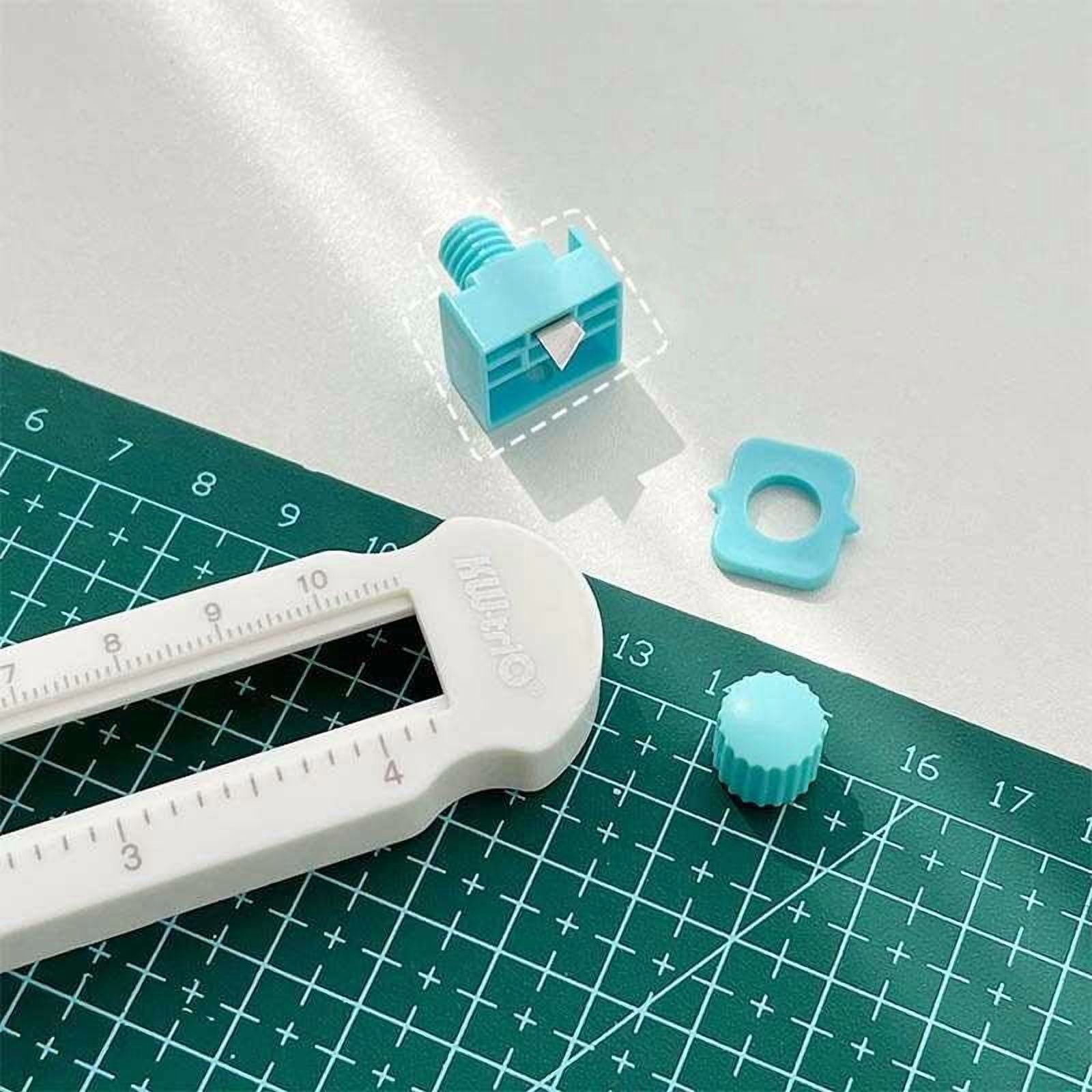 KW-TRIO Adjustable Circle Cutter Multifunctional Craft Cutting Tools Paper Fabric Scrapbooking Cards Cutters for Home Study Offices