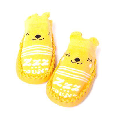 Childrens Kids Toddlers Animal Rubber Sole Non-Skid Indoor Floor Slipper Baby Boy Girls Breathable Cotton Outdoor Shoes Socks 