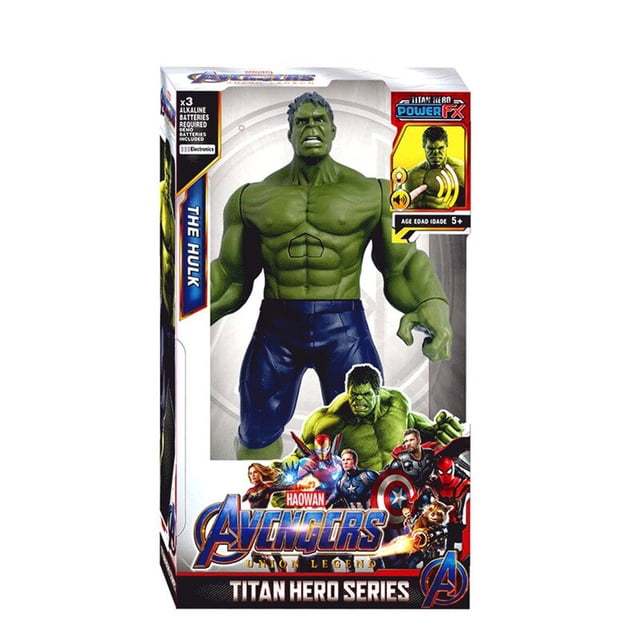 Disney-figuras de acción de los vengadores Endgame, Superhéroes, Thor, Hulk, Thanos, Lobezno, Spider Man, Iron Man, 30CM, novedad Fivean unisex