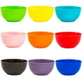thumbnail image 3 of Youngever 9 Pack 10 Ounce Plastic Bowls, Kids Plastic Bowls, Set of 9 in 9 Assorted Colors, 3 of 4