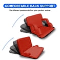 thumbnail image 2 of 24.4" Wide Stadium Seat For Bleachers With Back Support 6 Reclining Options,Folding Bleacher Chair,Comfortable Cushion,Water-Resistant,Portable For Sporting Events,Camping, 2 of 7