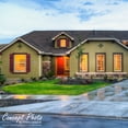 thumbnail image 6 of Ekena Millwork 11 1/4"W x 48"H Timberthane Faux Rustic Two Board Spaced Board-n-Batten Faux Wood Shutters w/Diamond Cut Outs, Rough Cedar (Per Pair), 6 of 10