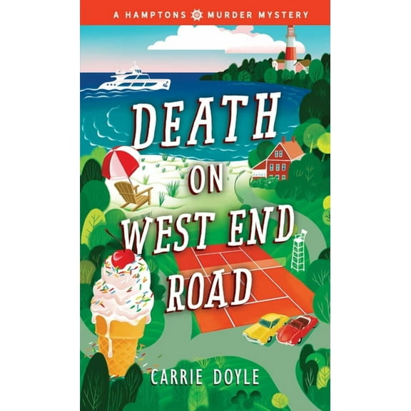 Hamptons Murder Mysteries Death on West End Road, Book 3, (Paperback)