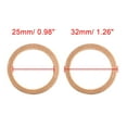 thumbnail image 3 of Unique Bargains 10pcs 25mm Inner Diameter Copper Washers Flat Sealing Gaskets Ring, 3 of 3