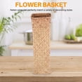 thumbnail image 4 of Florero de RatáN Cestas de Bambú de DecoracióN Floreros Cesta de Flor Fruta Florero Floreros Altos para la DecoracióN del Hogar MarróN, 4 of 5