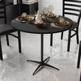 thumbnail image 2 of Flash Furniture 36" Round Wood Commercial Grade Cocktail Table with 30" and 42" Columns Black, 2 of 5