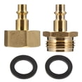 thumbnail image 1 of Nestingho 2Ud De Latón Para Manguera Expandible Adaptador Para Uso En Máquina, 1 of 5