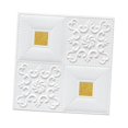 thumbnail image 4 of Autoadhesivo 3D de pared papel tapiz paneles de pared Dorado Gloria Pegatina de techo del panel de pared 3D, 4 of 9