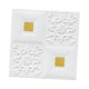 thumbnail image 5 of Papel tapiz 3D, paneles de pared, de pared falsos autoadhesivos para paredes de TV, Fondo de sofá, dormitorio, cocina, sala de , decorac Blanco Dorado BLESIY Pegatina de techo del panel de pared 3D, 5 of 8