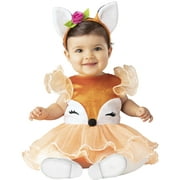 InCharacter Costumes Fox Tutu Halloween Fantasy Costume Female, Infant 0-1, Orange