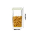 thumbnail image 2 of Sentmoon Food Storage Container With Lids Tall Airtight Food Storage Jar Plastic Food Storage Container Kitchen Pantry Containers For Cereal Flour And Sugar Todays Deals Clearance Sales, 2 of 2