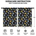 thumbnail image 2 of Blackout Kids Curtains,Retro Consoles Games Icons Black Pattern Childrens Insulated Curtains Set Of 2,Bedroom Essentials,Toddler Room Decor 42"x54", 2 of 5