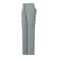 thumbnail image 2 of Franhais Women Plus Size Straight-Leg Cargo Trousers, Solid Color High Waist Pants with Multiple Pockets for Women, XS/SM/L/XL/XXL/XXXL/XXXXL, 2 of 9