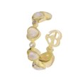 thumbnail image 2 of Anillos para mujer, regalos para mujer, joyería con apertura de corazón de ópalo en forma de corazón, anillo para mujer, 2 of 2