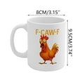 thumbnail image 3 of Taza de cerámica de 325 ml con diseño de pavo, personalizable, ideal para hombres y mujeres, ideal como regalo de Navidad., 3 of 9