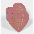 thumbnail image 2 of Inkdotpot Real Gold Foil Thank You Bridal Shower-Baby Shower-Retirement-Wedding-Birthday Tags Favor Hang Paper Tags 50 Pieces, 2 of 8