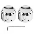 thumbnail image 3 of Front Axle Cover , Nut Cover Front Axle 2pcs Front Axle Nut Cover Black Front  Durability Front Axle Skull Cover  For Man For Car, 3 of 8