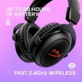 Cloud II Core Wireless Gaming Headset for PC, DTS HeadphoneX Spatial