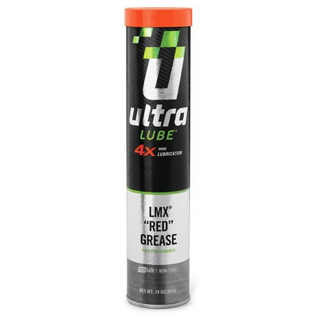 UltraLube LMX 10320 Professional Bio-Based General Purpose Grease, 14 oz, Cartridge, Red