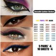 thumbnail image 2 of Eyeliner Sticker Double Eyelid Tape Glitter Eyeliner Eyeshadow Sticker Eye Makeup Tool, 2 of 6