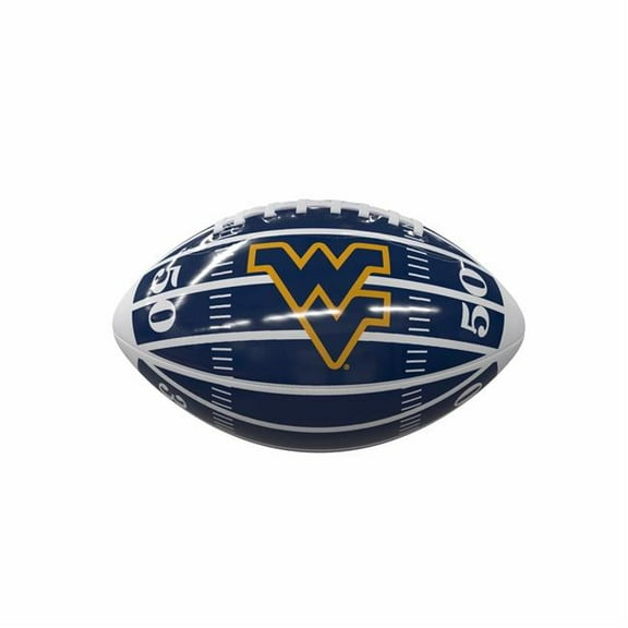 Logo Brands 239-93MG-2 West Virginia Field Mini-Size Glossy Football