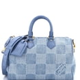 thumbnail image 1 of Pre-Owned Speedy Bandouliere Bag 3D Damier Giant Denim 30 By Rebag, 1 of 7
