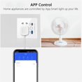 thumbnail image 3 of Tuya Smart Socket with TypeC+USB Fast Charging Remote Timing Socket A, 3 of 5