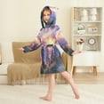 thumbnail image 4 of FORMRS Niños Bathrobe Unisex Hooded Robe Soft Plush Pajamas Sleepwear, Size 2-3T, Beautiful Mountain, 4 of 7