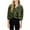 Army Green, variant on Hvyesh Velour Shirt for Women Button Down Tunic Tops Long Sleeve Velvet Shirt Dressy Work Shirt Blouse