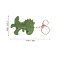 thumbnail image 7 of OUNONA Dinosaur Keychain Green PU Cute Animal Key 1 Pack Car Keys Accessory for Purses and Bags, 7 of 7