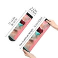 thumbnail image 2 of Salouo Cool Cat Pink Sunglasses Pattern Unisex Middle Tube Socks,Middle-Finger Knee High Socks Over The Calf Tube Stocking Crew Stockings for Women and Men Tube Socks, 2 of 8