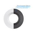 thumbnail image 3 of DLR56 (v5) 5in/6in 800LmRecessed LED Downlight, 3000K, Black (Steel) Faceplate, 3 of 11
