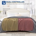 thumbnail image 7 of Electric Blanket  Size, Flannel & Sherpa Heated Blanket, 10 Heat Settings, Auto Shut Off, Machine Washable, Light Grey, 84 x 90 Inch, 7 of 7