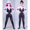 thumbnail image 2 of Superhéroe Mujeres Negro Lujo Onesie Gwen Mujer Spiderman Disfraz De Halloween Cosplay, 2 of 3