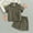 Green, variant on 12-18 Month Boy Clothes Shorts Baby Boy Clothes Toddler Infant Leisure Cotton Linen Button Down Shirt Tops   Shorts Set 2PCS Summer Soft and Smooth Outfit
