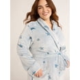 thumbnail image 3 of Joyspun Women's Plush Robe, Sizes S to 3X, 3 of 5